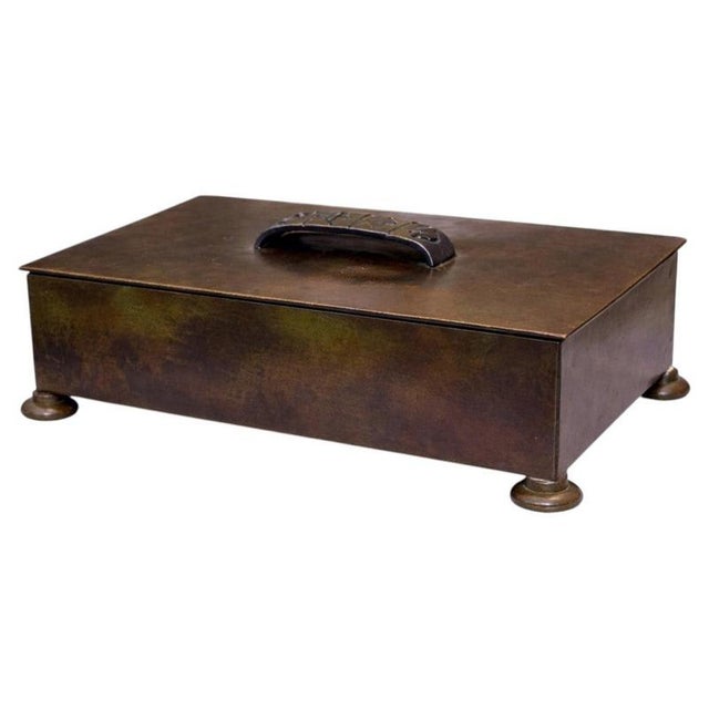 Swedish Art Deco Bronze Box with Cedar Interior, 1930 For Sale - Image 11 of 11