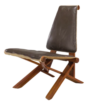 French S46 Dromadaire Chair by Pierre Chapo for Ebenisterie Seltz, 1970s