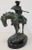 Vintage Bronze Sculpture of a Horse and Rider With a Gun by Silka For Sale - Image 4 of 7