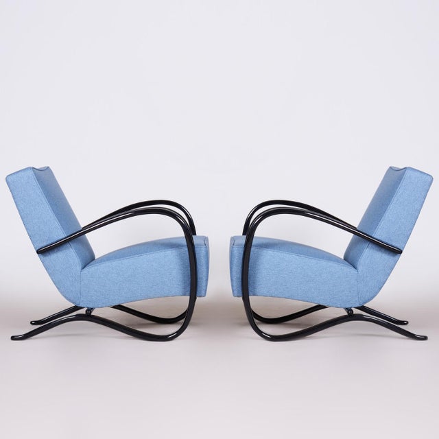 Designed by Halabala for UP Zavody, a well-known furniture manufacturer and dealer based in Brno, Czechoslovakia. In the...