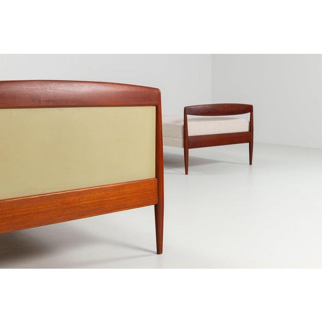 Scandinavian Daybed in Teak and Cane, Denmark, 1960 For Sale - Image 14 of 16