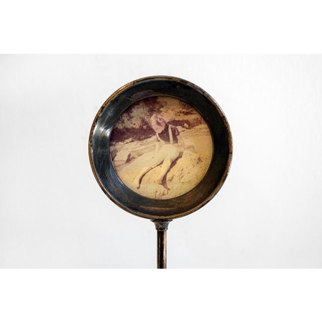 Gallia Collection Silver-Plated Photo Frame from Christofle, France, 1950 For Sale - Image 4 of 7