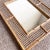 Traditional Boho Regency Cane and Faux Bamboo Mirror For Sale - Image 3 of 7