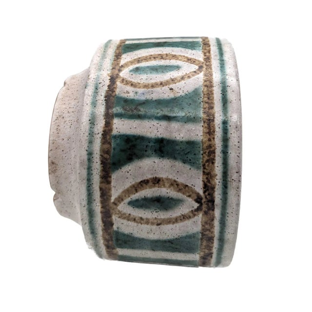 Mid-Century Modern Mid 20th Century Pottery Craft Glazed Stoneware Planter For Sale - Image 3 of 11