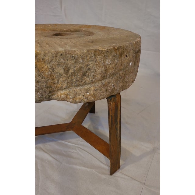 Millstone Side Table For Sale - Image 4 of 6