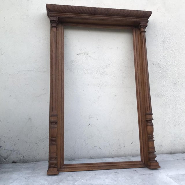 Antique Oak Wood Frame, 1920s For Sale - Image 6 of 18