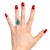 Diamond Emerald Ring 7.50 TCW 18 Karat GIA Certified, Size 6.5 For Sale - Image 9 of 10