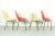 - Set of 4 side chairs produced by KVZ Semily (Czechoslovakia) - In the style of the DSX moulded fiberglass side chairs by...