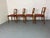 Mid-Century Danish Teak and Leather Dining Chairs by Johannes Andersen for Uldum Møbelfabrik, 1950s, Set of 4 For Sale - Image 17 of 18