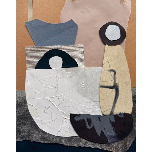 Paper "Memorabilia 8" Original Mixed-Media Collage on Paper by Zac Woodiel For Sale - Image 7 of 9