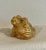 Gold Plated Bronze Frog, Perfect Paperweight or Coffee Table, 2.5” High For Sale - Image 10 of 13
