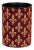 Fleur De Lys - Burgundy Tapestry Waste Bin For Sale