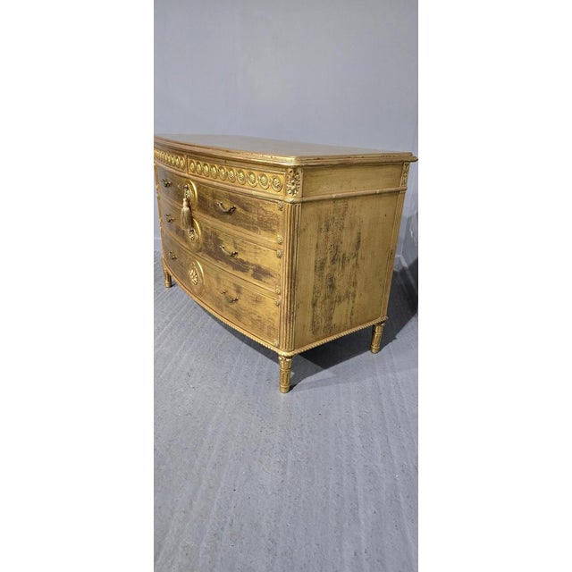 French Gilded Chest of Drawers For Sale - Image 3 of 17