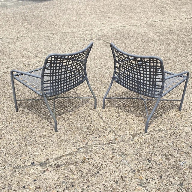 Late 20th Century Tropitone Leilani Brown Jordan Aluminum Frame Pool Patio Lounge Chairs - Set 4 For Sale - Image 11 of 12