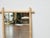 Cream Bleached Bamboo Midcentury Mirror with Natural Finish and Coastal Style For Sale - Image 8 of 12