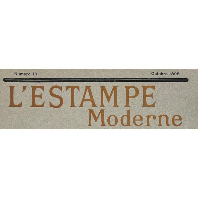 Alphonse Mucha, Cover for l'Estampe Moderne, 1898 For Sale - Image 6 of 9