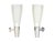 Mid-Century Modern Frosted Glass and Chrome-Plated Metal Sconces by Pietro Chiesa for Fontana Arte, Set of 2 For Sale - Image 16 of 16