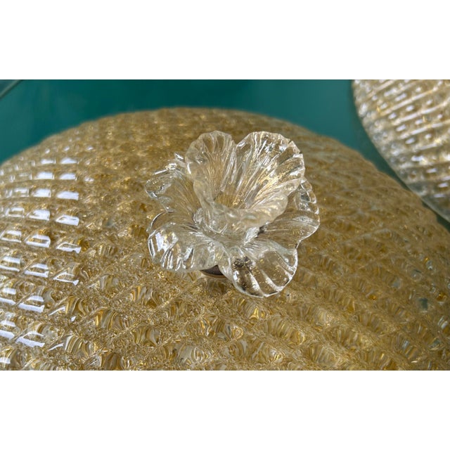Murano Ceiling Lights, 1980s, Set of 3 For Sale - Image 9 of 18