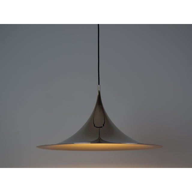Fog & Mørup Vintage Semi Pendant Lamp by Bonderup and Thorup for Fog & Mørup, 1968 For Sale - Image 4 of 11