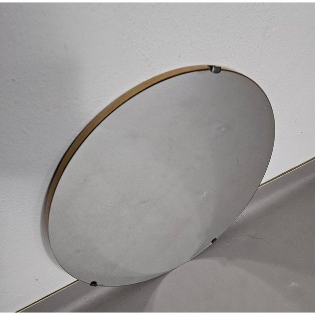 Mid-Century Round Mirror, 1960s For Sale - Image 6 of 18