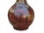 Chinese Brown Lacquer Golden Scenery Decorative Wood Vase Art For Sale - Image 15 of 16