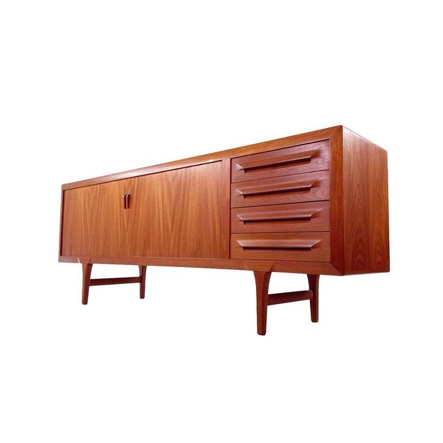 Vintage Teak Sideboard by Ib Kofod-Larsen, 1960s For Sale - Image 4 of 10