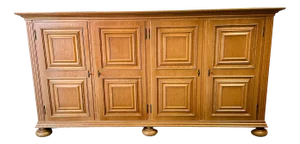 Mid-Century Brutalist Sideboard in Oak