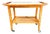 Vintage Wood and Plywood Serving Cart, 1970s For Sale