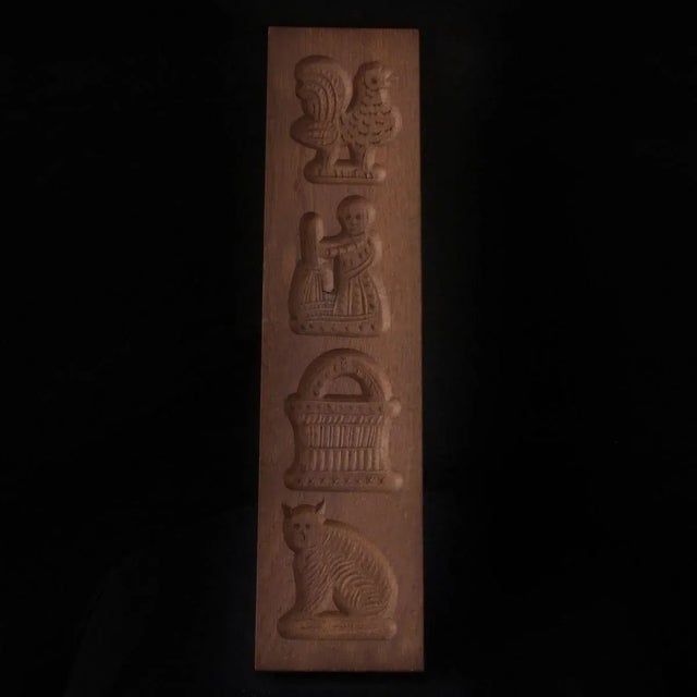 1920s Oak Gingerbread Mould, 1920s For Sale - Image 5 of 5