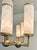 Original retail $14,205, stylish Jean-Louis Denoit for Baker Modern Satin Brass and Alabaster Sodalite Chandelier,...