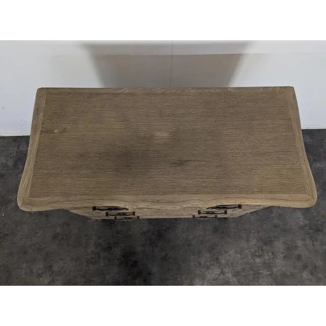 Louis XV Style Stripped Oak Chest of Drawers For Sale - Image 3 of 6