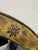 Gilded Metal Floral Medallion Wall Mirror, 26.5 Inches For Sale - Image 11 of 12