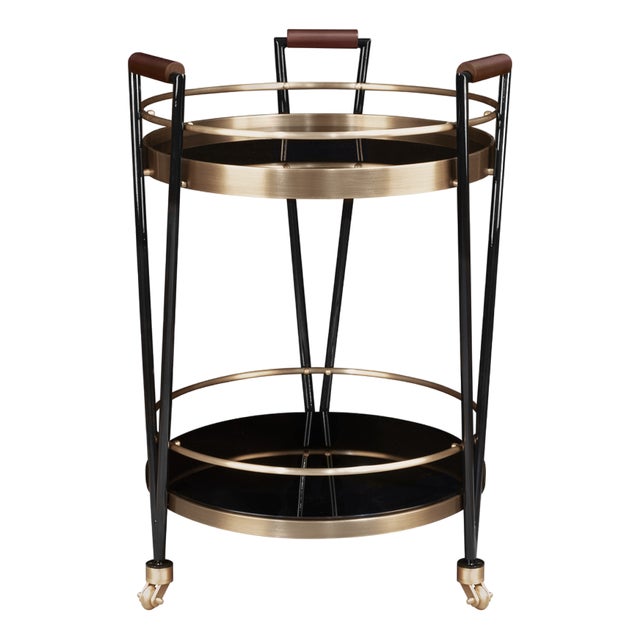 Crossroads Bar Cart by Porus Studio For Sale