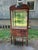 Pair of Vintage George III Carved Mahogany and Satinwood Inlaid Display Cabinets For Sale - Image 10 of 17