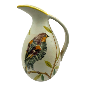 Vintage Italian Ceramic Pitcher Vase