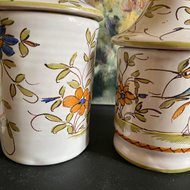 French Provincial Marthes Tolosane Spice Jars, 1960s, Set of 4 For Sale - Image 9 of 10