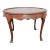 Carved Italian Mahogany Round Parlor Table, Early 19th Century For Sale