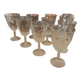 Vintage Duralex Picardie Wine Glasses - Set of 10 For Sale