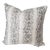 Groundworks/Kelly Wearstler Balboa Smoke Fabric Pillow Cover For Sale