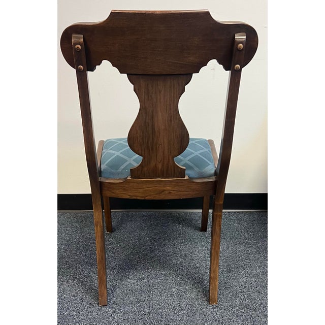 Brown Pennsylvania House Cherry Empire Style Dining Chairs - Set of Four For Sale - Image 8 of 11