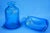 Vintage Bag-Shaped Vases in Sea Blue Murano Glass from Cenedese Glassworks, Italy, 1970s, Set of 2 For Sale - Image 3 of 18