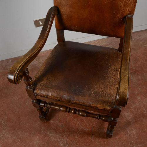 Antique Baroque Chair, 1800s For Sale - Image 4 of 9