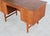 Brown Vintage Danish Desk in Teak, 1960s For Sale - Image 8 of 9