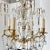 Vintage 8 Arm 4 Light Crystal and Brass Chandelier For Sale In San Antonio - Image 6 of 15