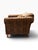 Oversized Leopard Print Club Lounge Chair | Rolled Arms & Camelback Crest | Includes Bolster Pillow For Sale - Image 10 of 16