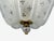 Transparent Nils Landberg, Rare Chandelier, Etched Glass, Brass, Sweden, 1940s For Sale - Image 8 of 13