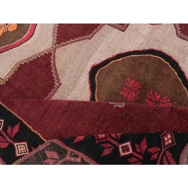 Textile Galerie Shabab Collection Mid-20th Century Turkish Anatolian Tribal Carpet For Sale - Image 7 of 8