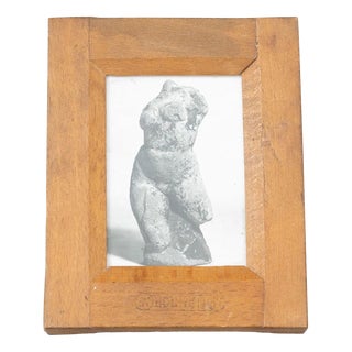 Manolo Hugué, Photography of Sculpture, 1960s, Silver Gelatin Print, Framed For Sale