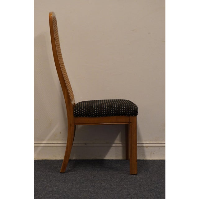 Wood Bernhardt Furniture Contemporary Modern Cane Back Dining Side Chair 275-52 For Sale - Image 7 of 11
