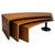 Monumental Postmodern Wooden 3-Tier Coffee Table, Italy, 1980s For Sale - Image 10 of 10